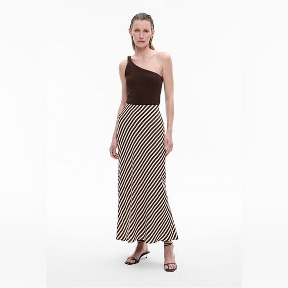 Witchery Dresses & Skirts - Women Witchery Stripe Maxi Slip Skirt